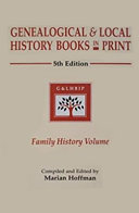 Genealogical & Local History Books in Print