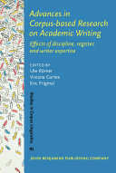 Advances in Corpus-based Research on Academic Writing