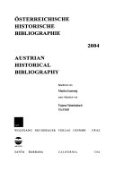 Austrian historical bibliography