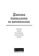 Service Excellence in Governance