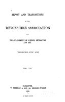 Report and Transactions of the Devonshire Association for the Advancement of Science  Literature  and Art     