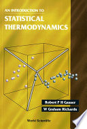 An Introduction to Statistical Thermodynamics