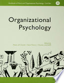A Handbook Of Work And Organizational Psychology