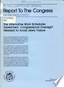 The Alternative Work Schedules Experiment Book