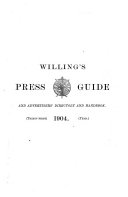 Willing s Press Guide and Advertisers  Directory and Handbook