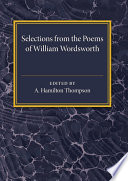 William Wordsworth Books, William Wordsworth poetry book