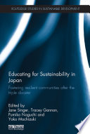 Educating for Sustainability in Japan Book