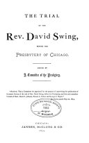 The Trial of the Rev. David Swing