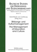 Bildungs- und Kulturmanagement- the Management of Education and Culture