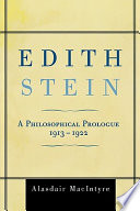 Book Edith Stein Cover