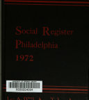 Social Register  Philadelphia