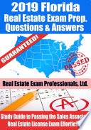 2019 Florida Real Estate Exam Prep Questions  Answers   Explanations Book PDF
