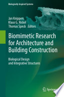 Biomimetic Research for Architecture and Building Construction Book