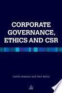 Corporate Governance Ethics and CSR Book