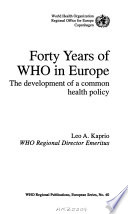 Forty Years of WHO in Europe