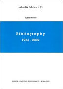 Robert North  S J   Bibliography  1936 2002