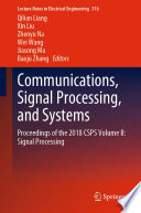 Communications  Signal Processing  and Systems Book