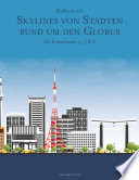 Malbuch mit Skylines von Städten rund um den Globus für Erwachsene 4, 5 & 6