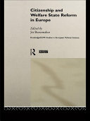 Citizenship and Welfare State Reform in Europe