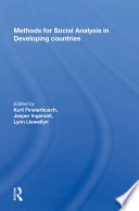 Methods For Social Analysis In Developing Countries