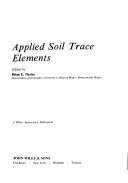 Applied Soil Trace Elements