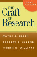 The Craft of Research, Third Edition