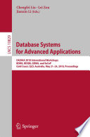 Database Systems for Advanced Applications Book