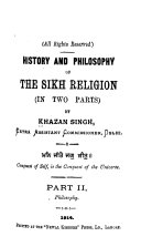 History And Philosophy Of The Sikh Religion