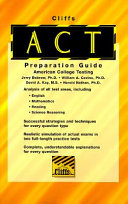 Cliffs American College Testing Preparation Guide