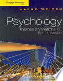 Psychology Themes and Variations 6th Edition. Doug McCann, Wayne Weiten & Deborah Matheson TB