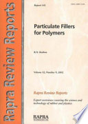 Particulate Fillers for Polymers Book