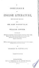 A Compendium of English Literautre