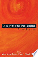 Adult Psychopathology and Diagnosis Book