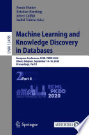 Machine Learning and Knowledge Discovery in Databases Book