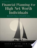 Financial Planning for High Net Worth Individuals