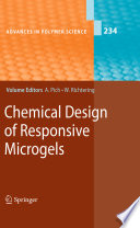 Chemical Design of Responsive Microgels Book