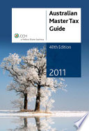 Australian Master Tax Guide 2011