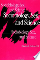 Sociobiology  Sex  and Science