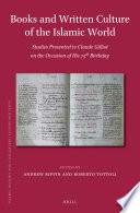 Books and Written Culture of the Islamic World
