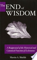 The End of Wisdom Book