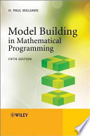 Model Building in Mathematical Programming Book