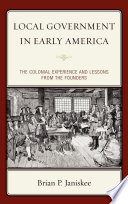 Local Government in Early America