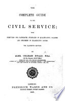 The Complete Guide to the Civil Service. ... Eleventh Edition