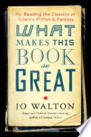 What Makes This Book So Great PDF Book By Jo Walton