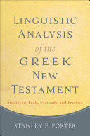 Linguistic Analysis of the Greek New Testament