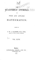 The Quarterly Journal of Pure and Applied Mathematics ...