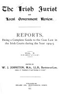 Irish Jurist and Local Government Review