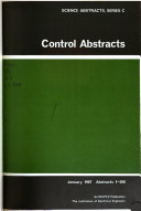 Control Abstracts
