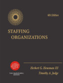 Cover of Staffing Organizations