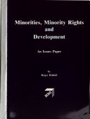 Minorities  Minority Rights and Development